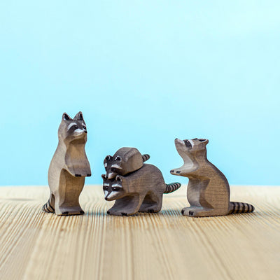 Pre-Order Bumbu Raccoon Family with Tree Set (Ships in July)