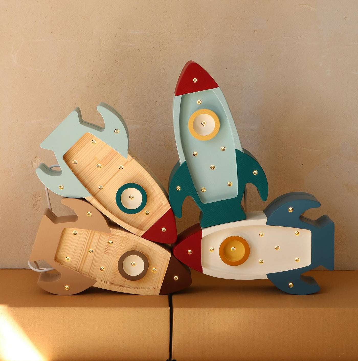 Little Lights Mini Rocket Ship Lamp