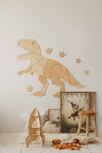 Dino T-Rex Wall Decoration Origami