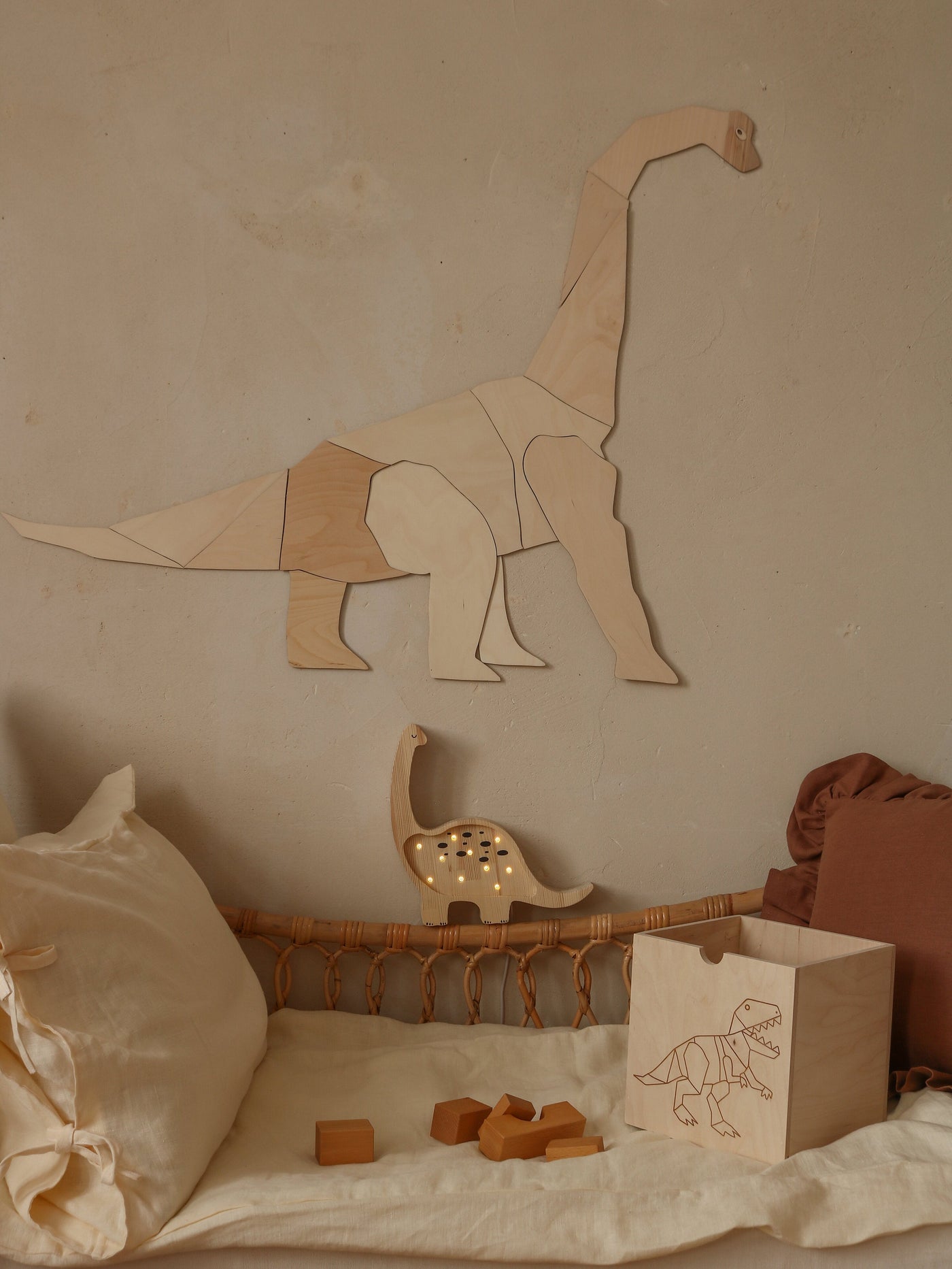 Diplodocus Dinosaur Wall Decoration Origami