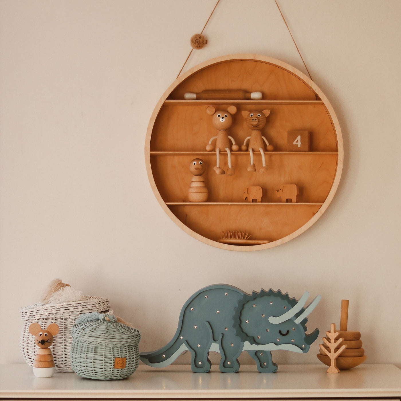 Little Lights Triceratops Dinosaur Lamp