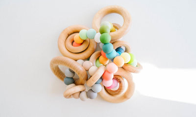 Bannor Saturn Ring Wooden Baby Teether