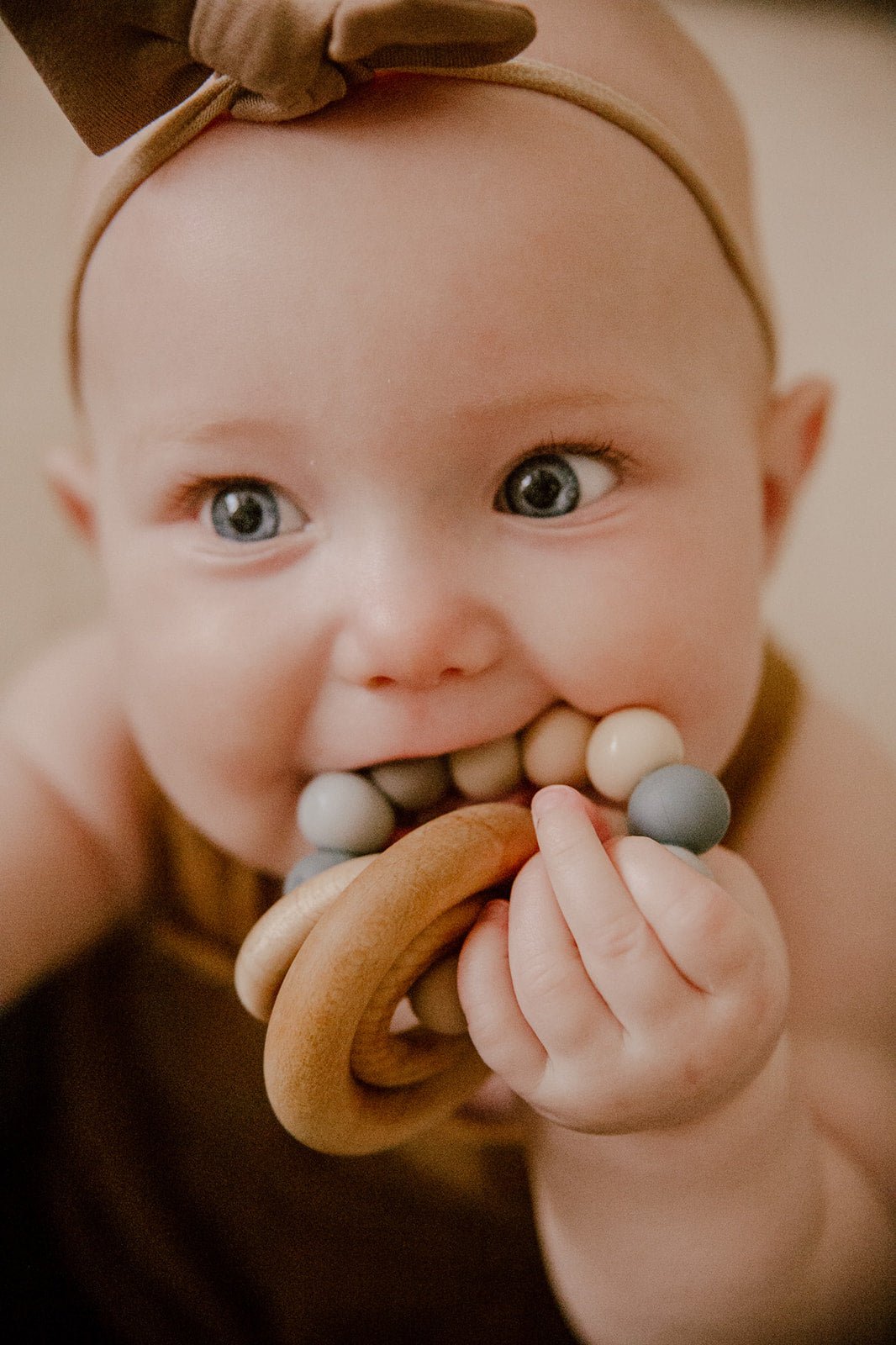 Bannor Saturn Ring Wooden Baby Teether