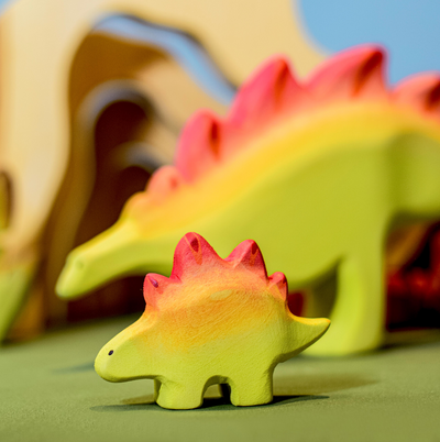 Bumbu Stegosaurus and Baby Stegosaurus Set