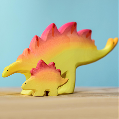 Bumbu Stegosaurus and Baby Stegosaurus Set