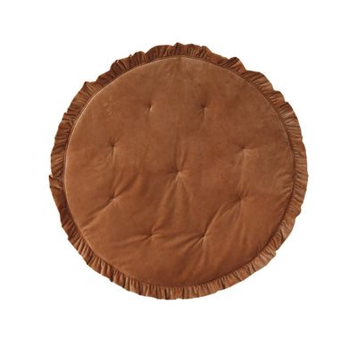 Soft Velvet “Caramel” Mat with Frill