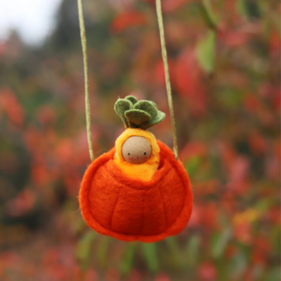 Sale Fairyshadow Pumpkin Necklace with Baby Doll