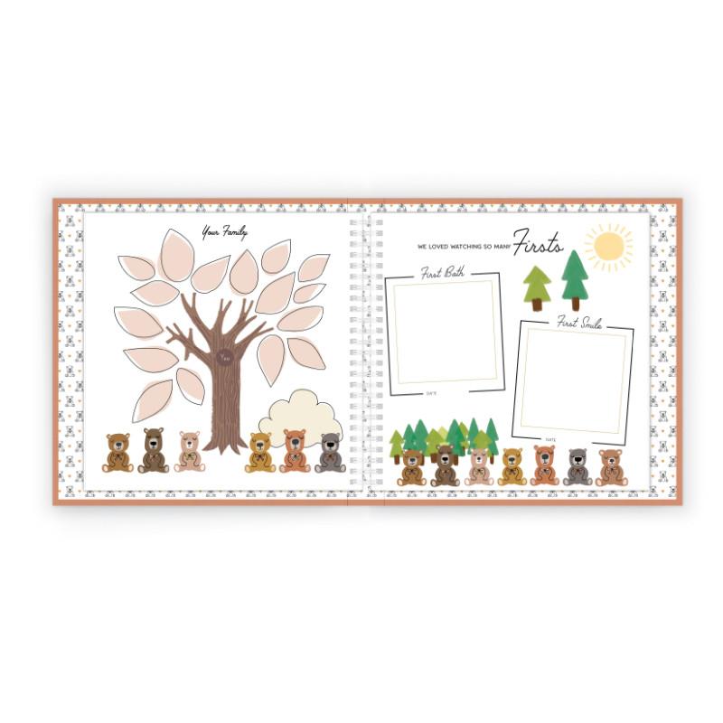 Lucy Darling Teddy Bears' Picnic Luxury Memory Baby Book