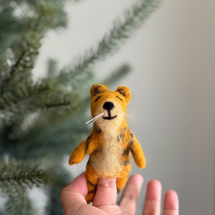 Tiger Finger Puppet