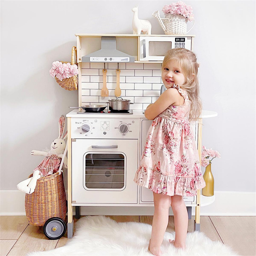 Sale Tiny Land® Interactive Play Kitchen with Sounds &amp; Cookware