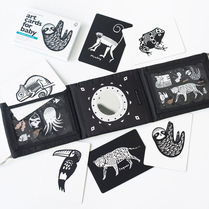 Baby Tummy Time Gallery with Mirror Bundle