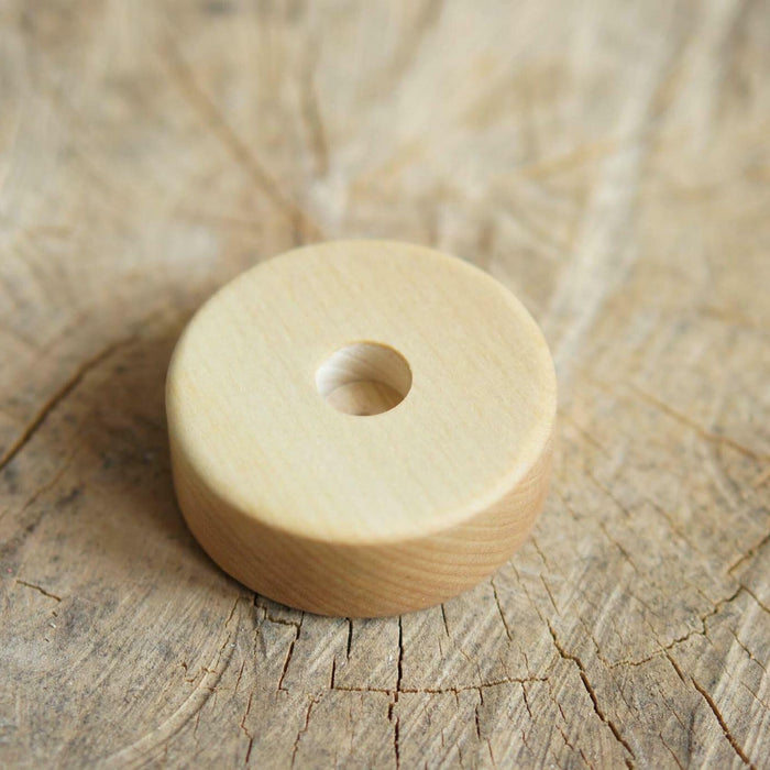 Waldorf Round Stand, a wooden Waldorf celebration piece by Tiny Fox Hole, cut and finished by hand from solid wood