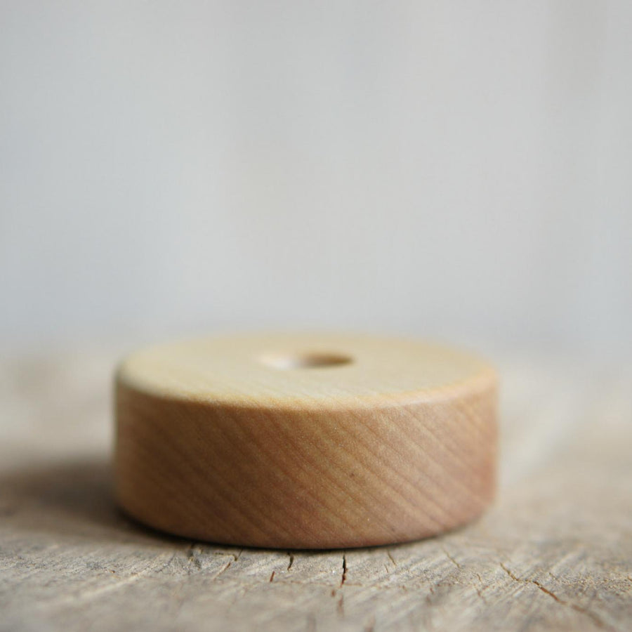 Waldorf Round Stand, a hand-carved wooden toy by Tiny Fox Hole.