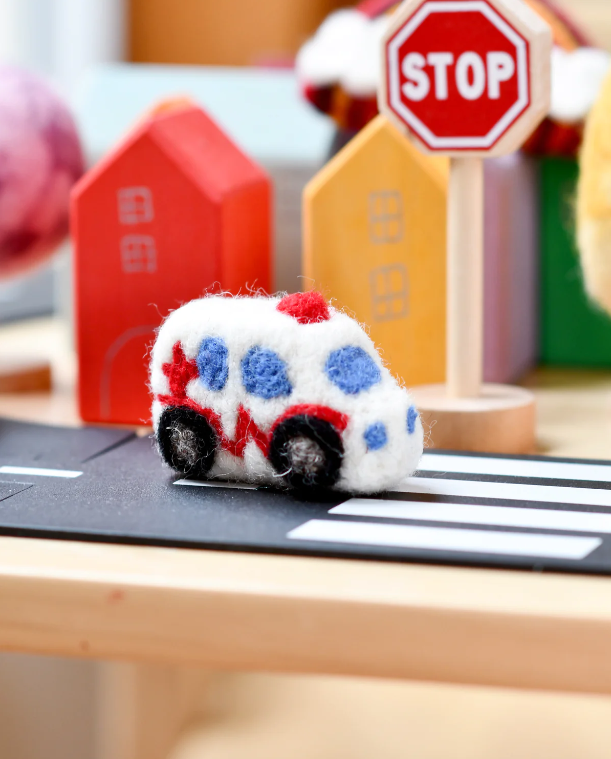 Sale Felt Vehicles, Set of 6