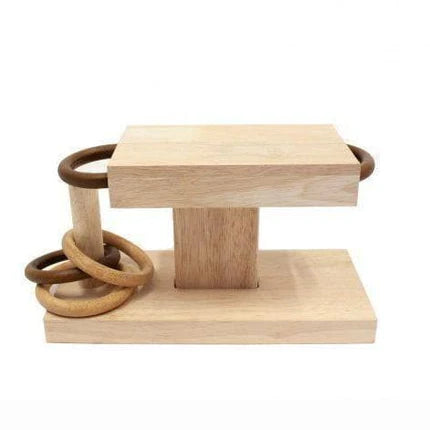 Sale Q Toys Montessori Wooden Ring Slide