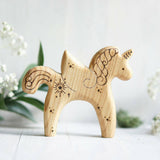 Wooden Unicorn with Wings · view 4