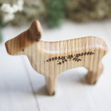 Wooden Deer Toy, a hand-carved wooden toy by Tiny Fox Hole. · view 3