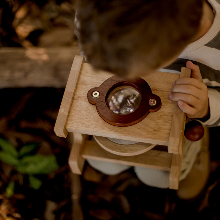 Q Toys Wooden Microscope