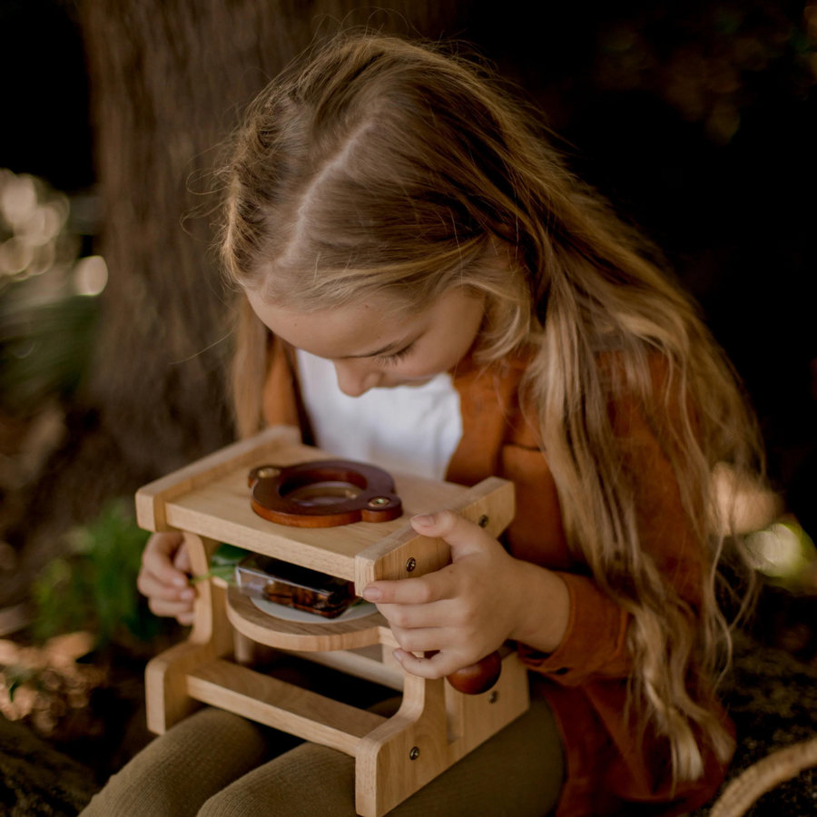 Q Toys Wooden Microscope