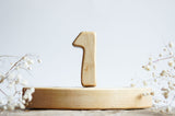 Wooden Number · view 2