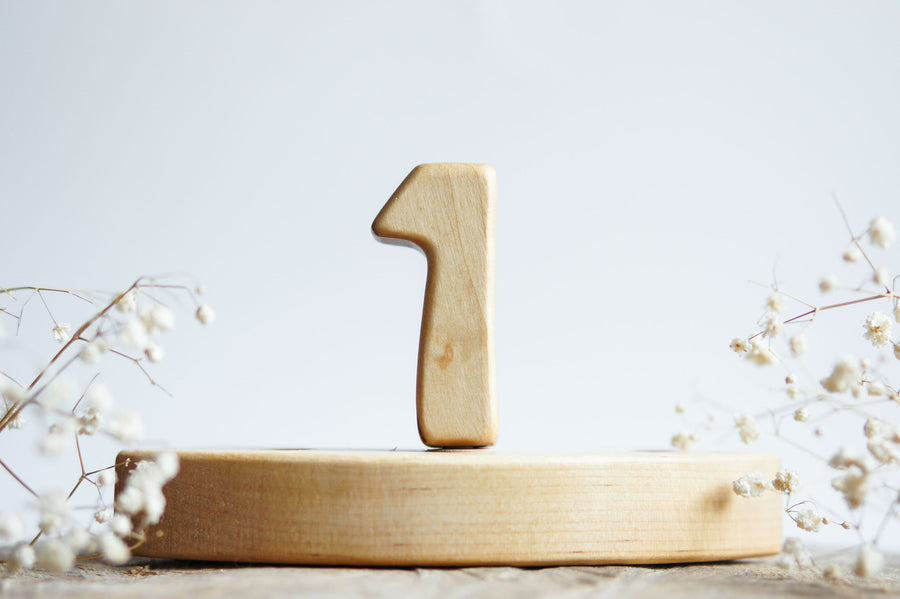 Wooden Number