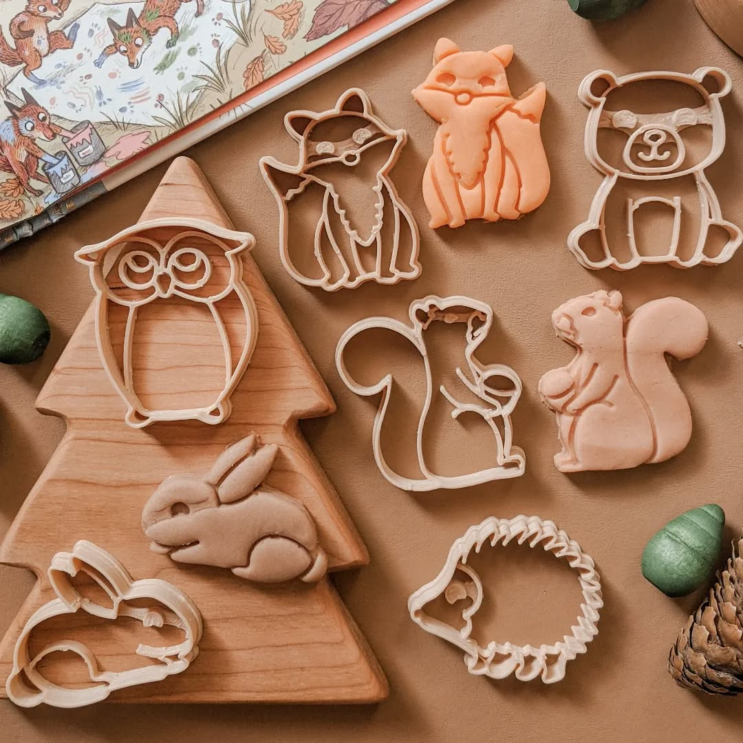 Mini Woodland Animals Eco Cutter Set