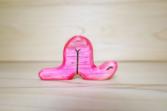 Wooden Earthworm Toy