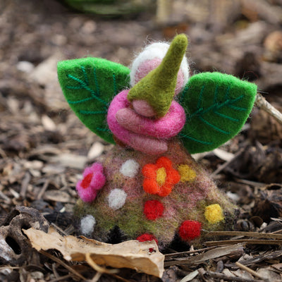 Felt Herbal Fairy and Baby