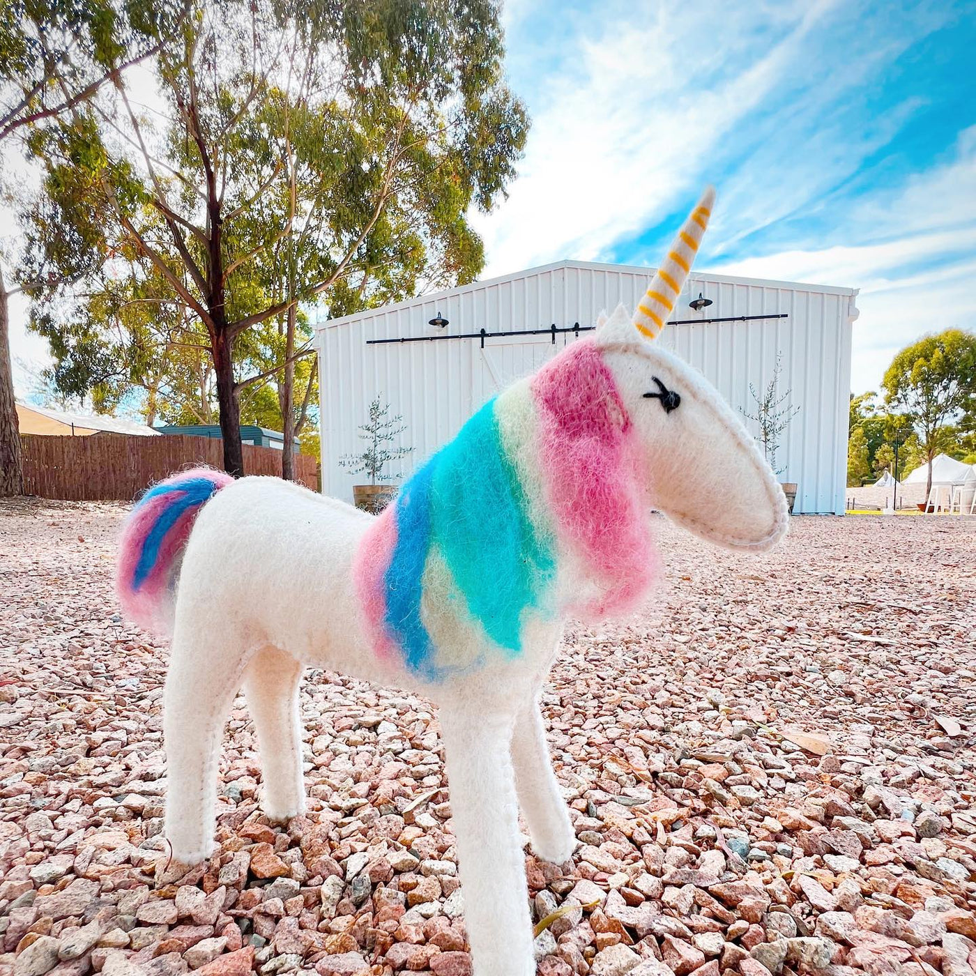 Pre-Order Felt Unicorn Toy (Ships in late January)