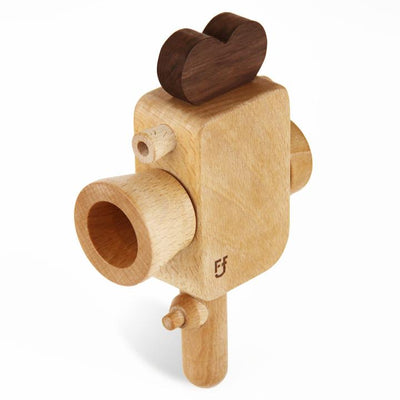 Super 8 Wooden Toy Camera side view