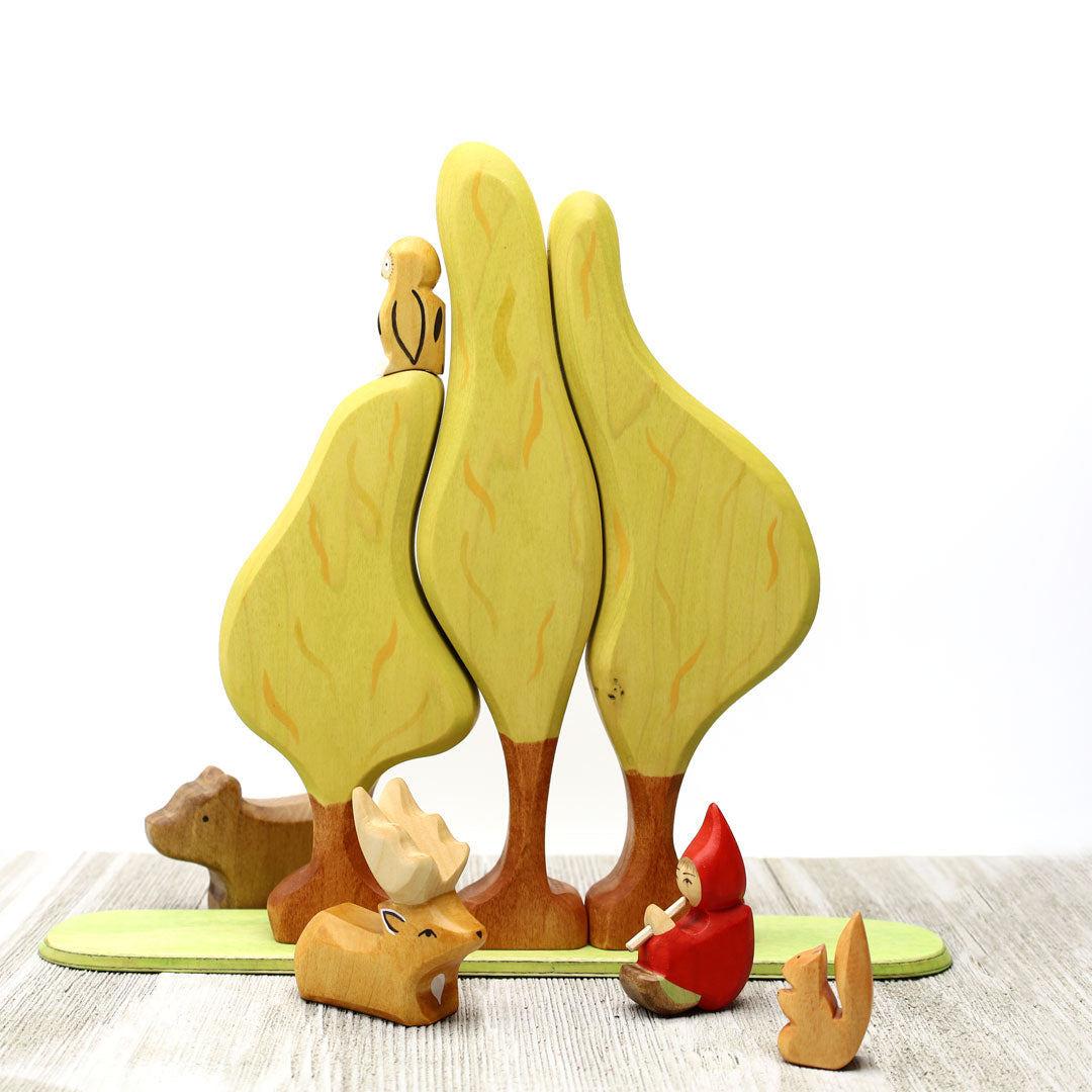 Sale Atelier des Peupliers Woodlands Forest Set (Elf, Animals, and Poplar Trees)