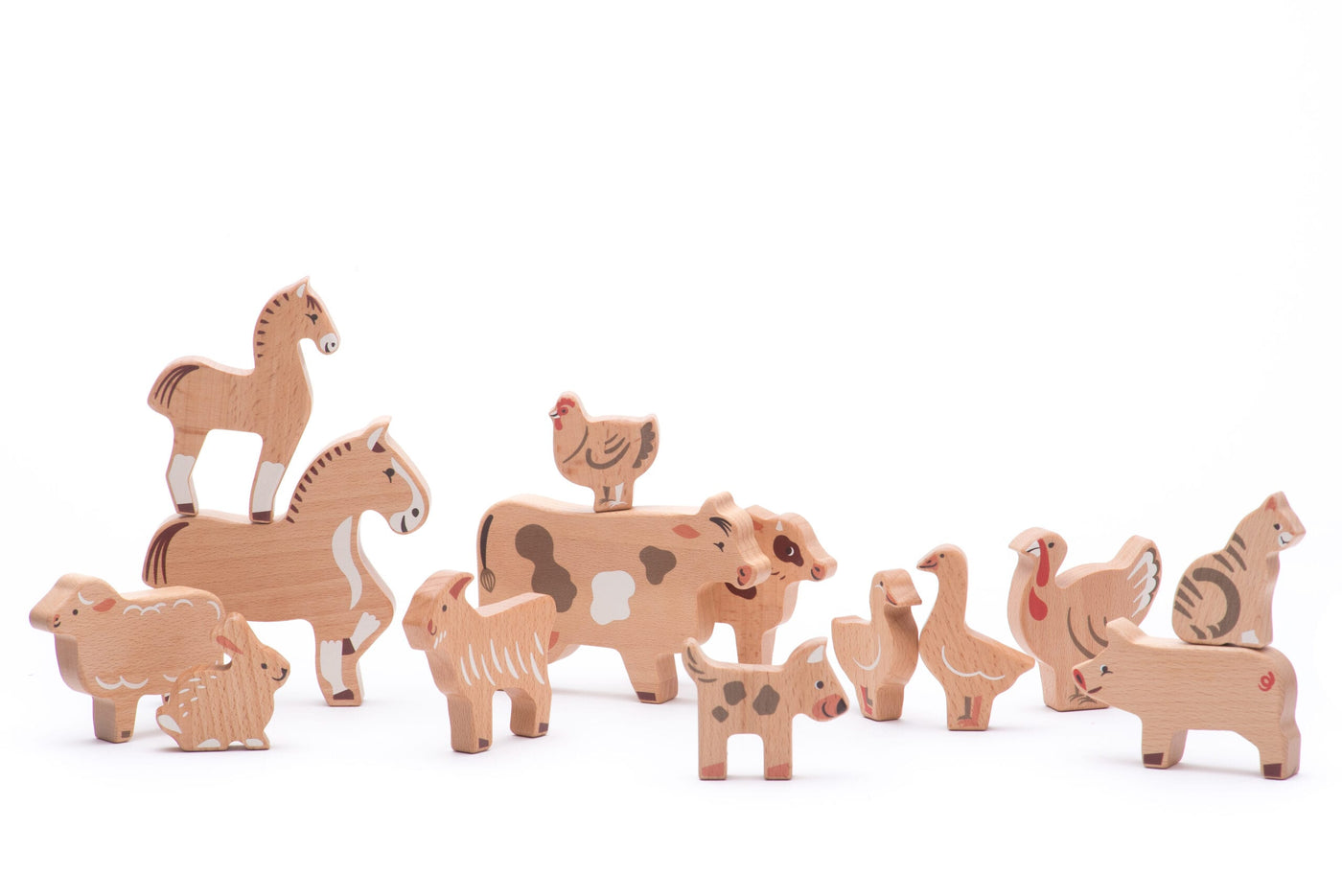 Bajo Wooden Animals Play Set, Farm