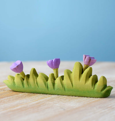 Pre-Order Bumbu Large Wooden Grass with Lilac Flowers (Ships in July)