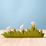 Bumbu Large Wooden Grass with White Flowers · view 2