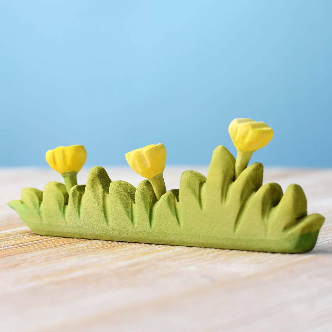 Pre-Order Bumbu Large Wooden Grass with Yellow Flowers (Ships in July)