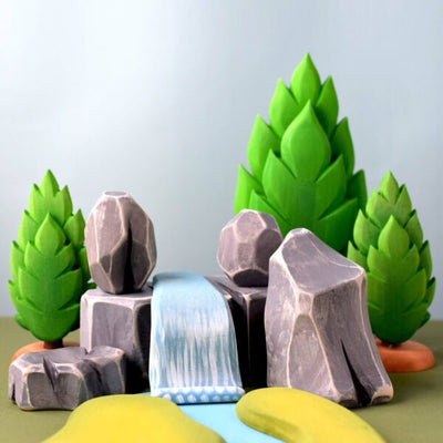 Bumbu River Plate, Waterfall, River Rocks