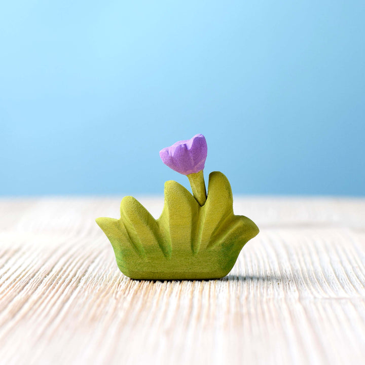 Bumbu Small Wooden Grass with Lilac Flower