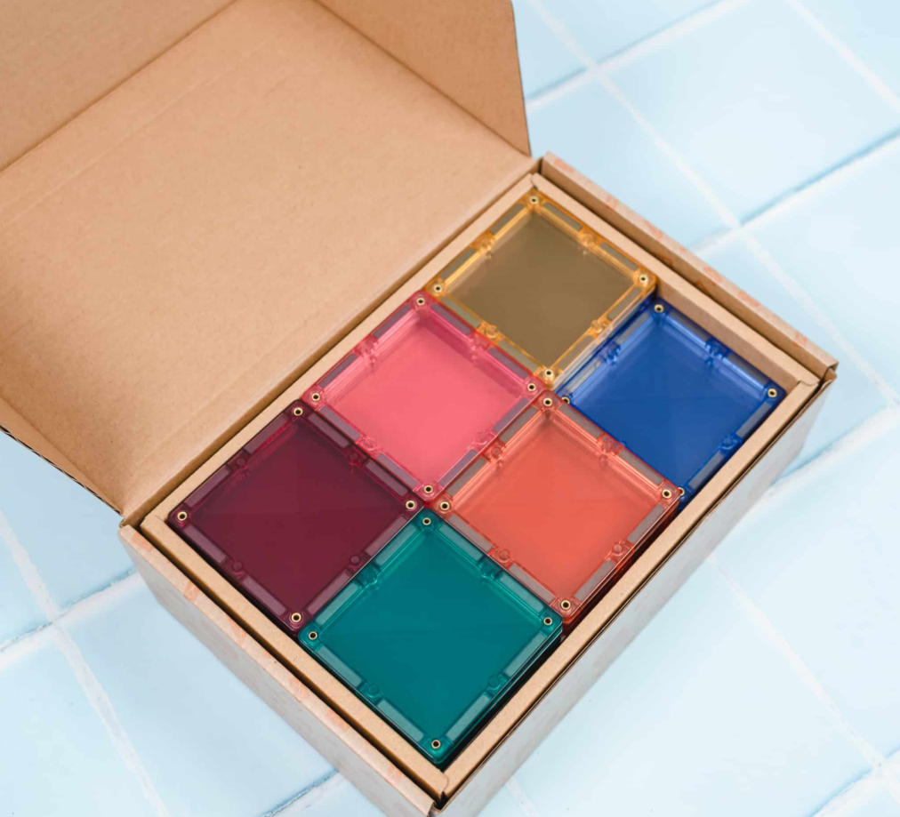 Connetix Tiles 40 Piece Pastel Square Pack