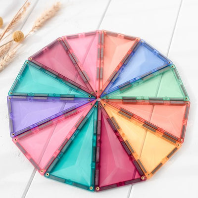 Sale Connetix Tiles 120 Piece Pastel Creative Pack