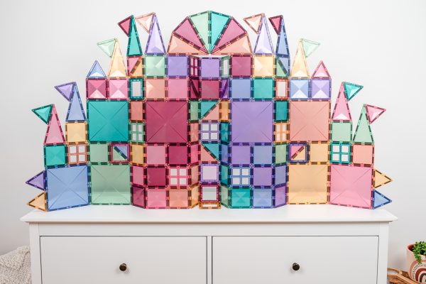 Sale Connetix Tiles 120 Piece Pastel Creative Pack