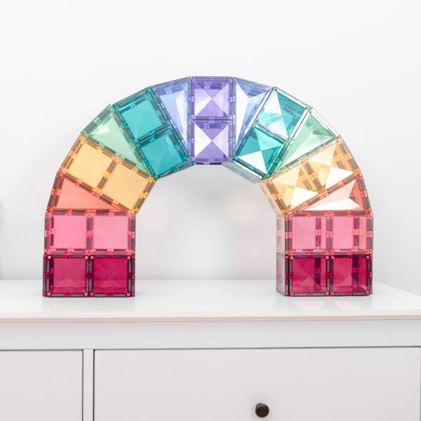 Sale Connetix Tiles 120 Piece Pastel Creative Pack