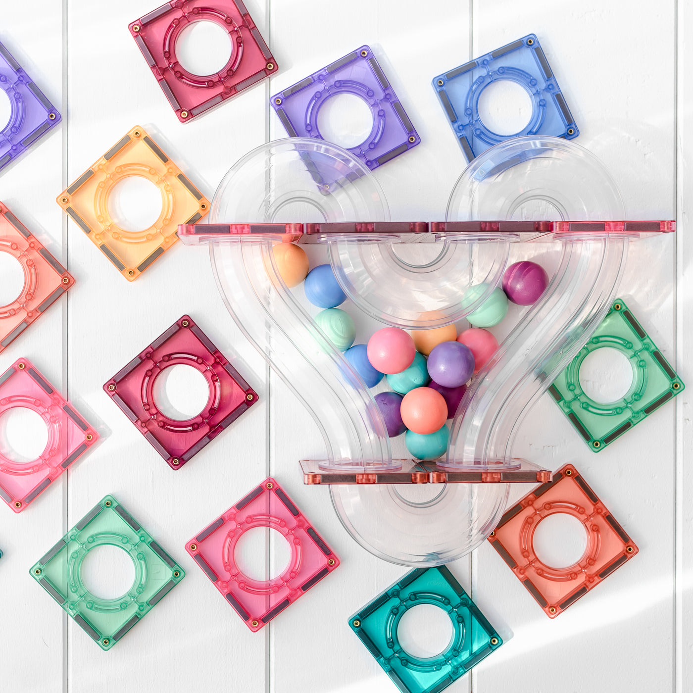 Connetix Tiles 16 Pc Pastel Replacement Ball Pack