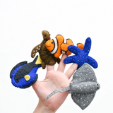 Coral Reef, Under the Sea, Finger Puppet Set of 5 · view 3