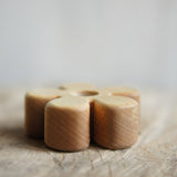 Waldorf Flower Stand, a wooden Waldorf celebration piece by Tiny Fox Hole (view 2) · view 2