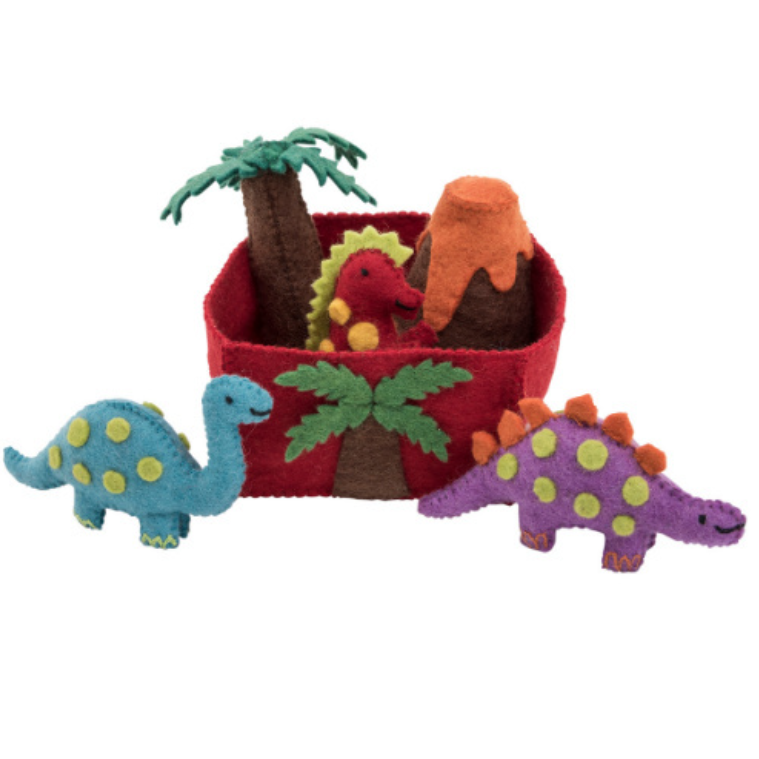 Sale Felt Dinosaur Playset