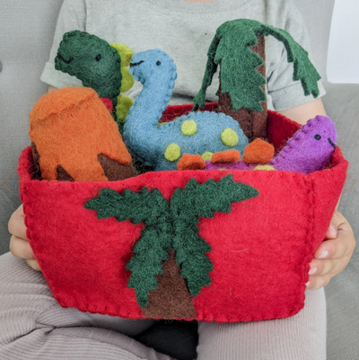 Sale Felt Dinosaur Playset