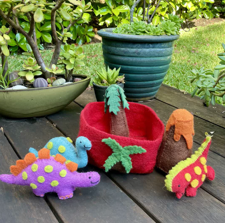 Sale Felt Dinosaur Playset