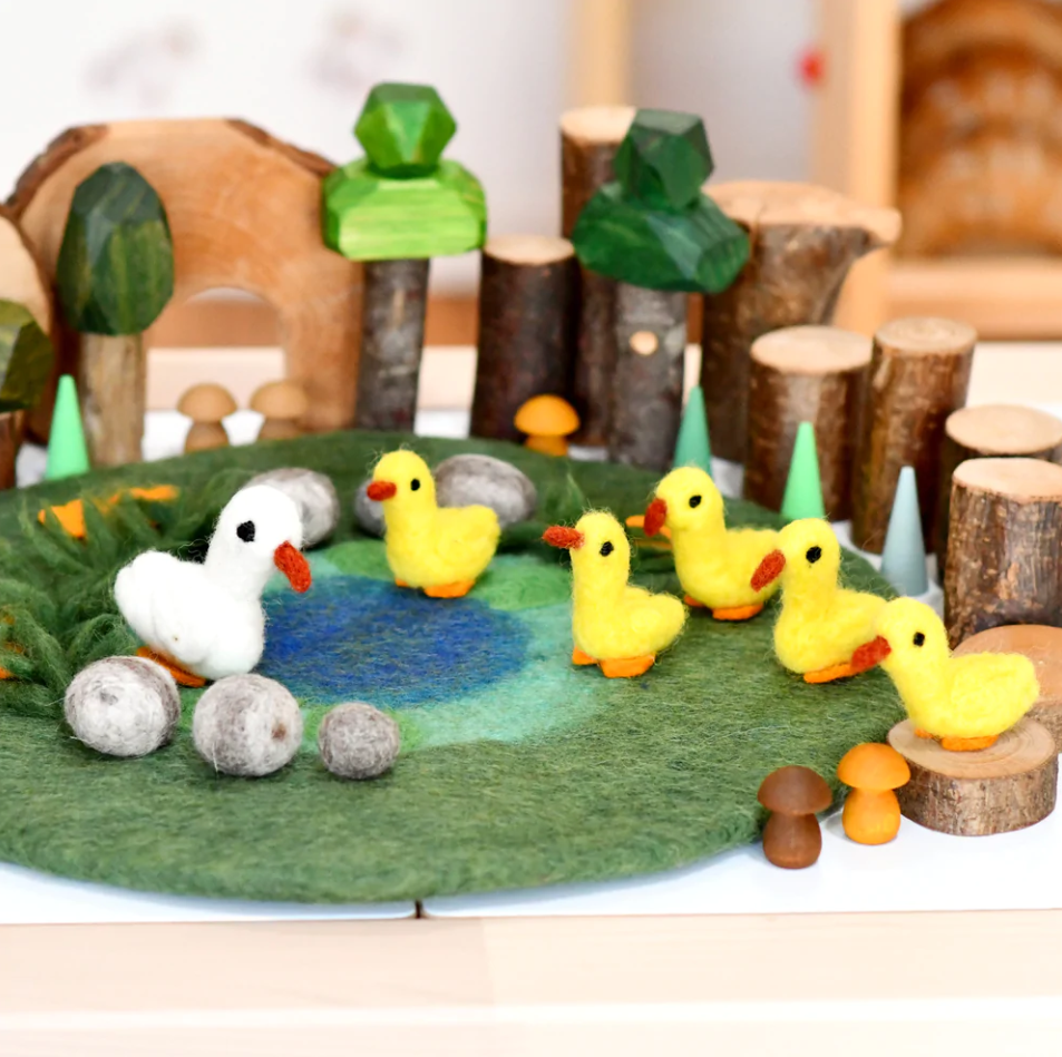 Duck Pond with 6 Ducks Play Mat Playscape