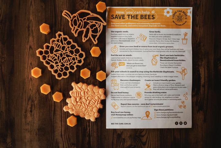 Sale Teddy Bear Bee &amp; Honey Comb Eco Cutter Set