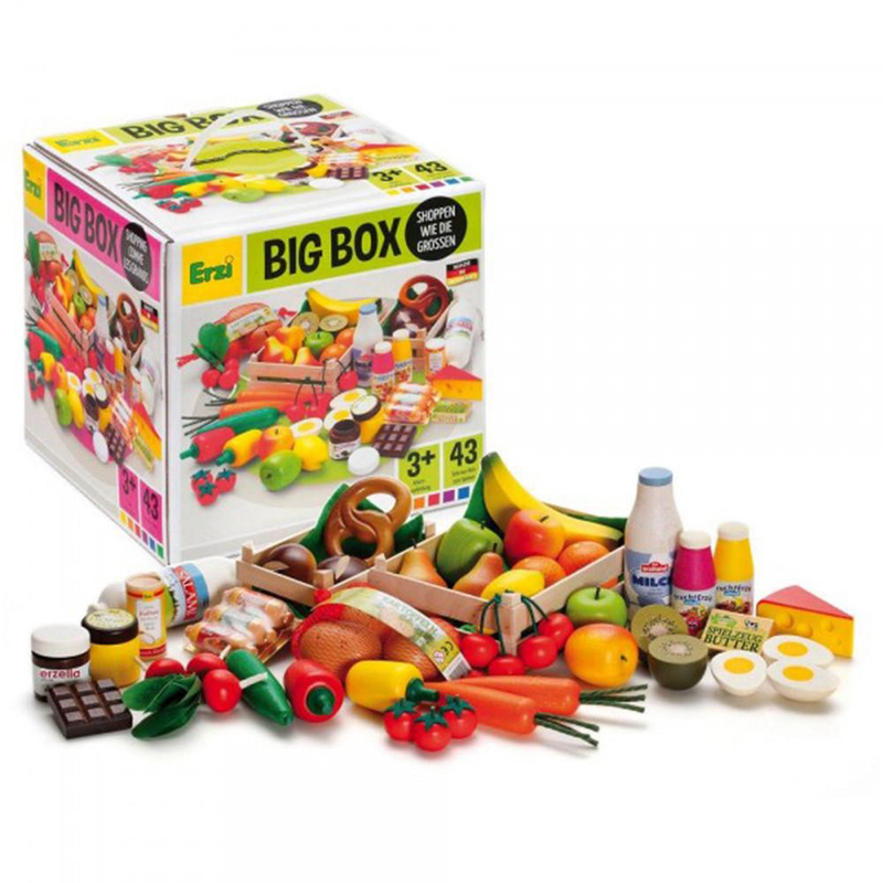 Erzi Wooden Big Box Play Food Assortment Set